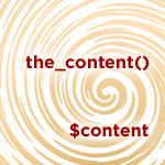 Putting the_content() into a PHP Variable