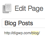 Display Blog Posts on any Page (with navigation)