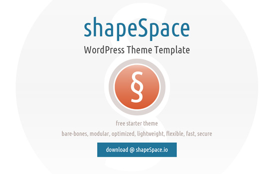WP Theme: shapeSpace